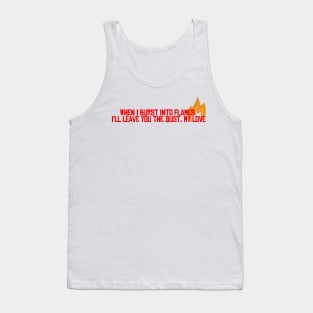 HALSEY - Burst into flames Tank Top